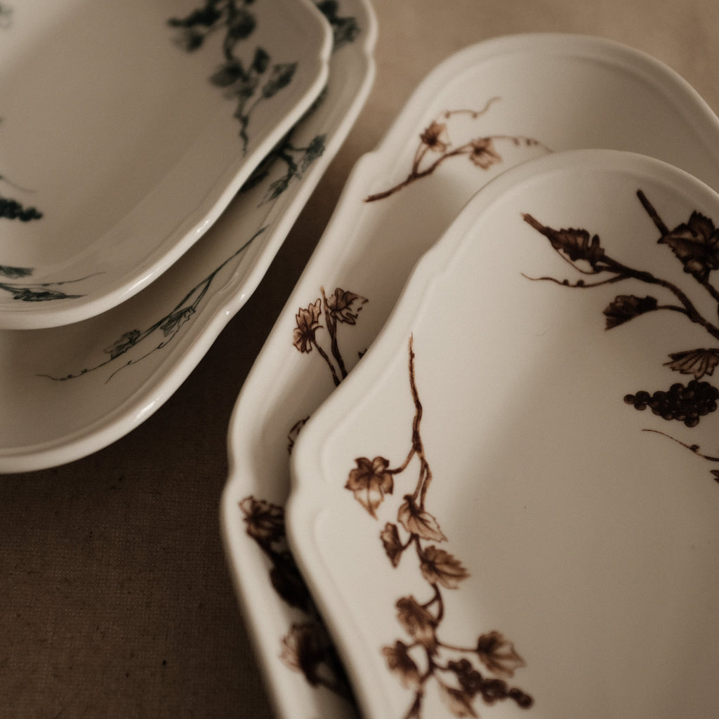 Studio M' Japan Vigne Plate Brown