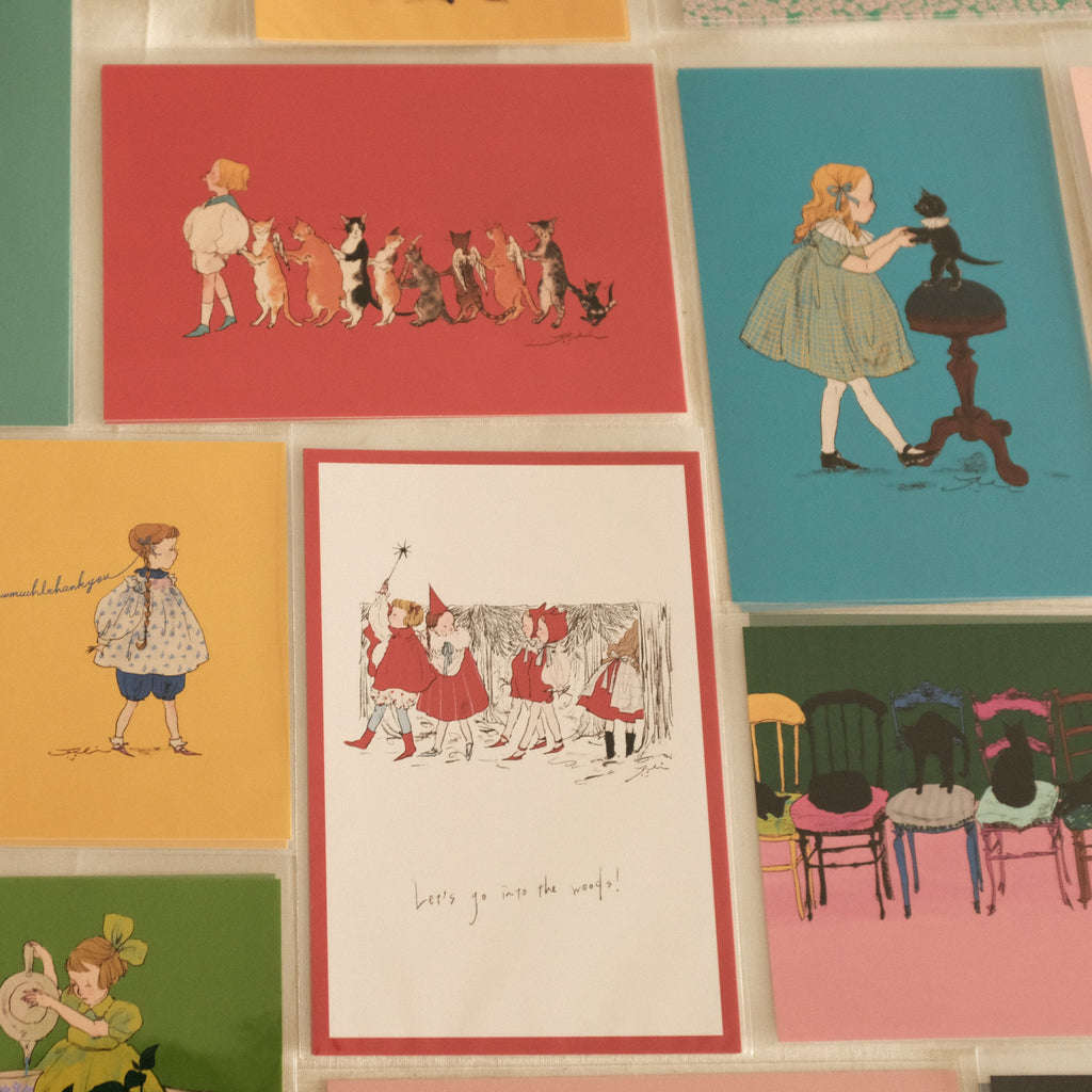 Kurahashi Rei Let's Go to The Forest Postcard