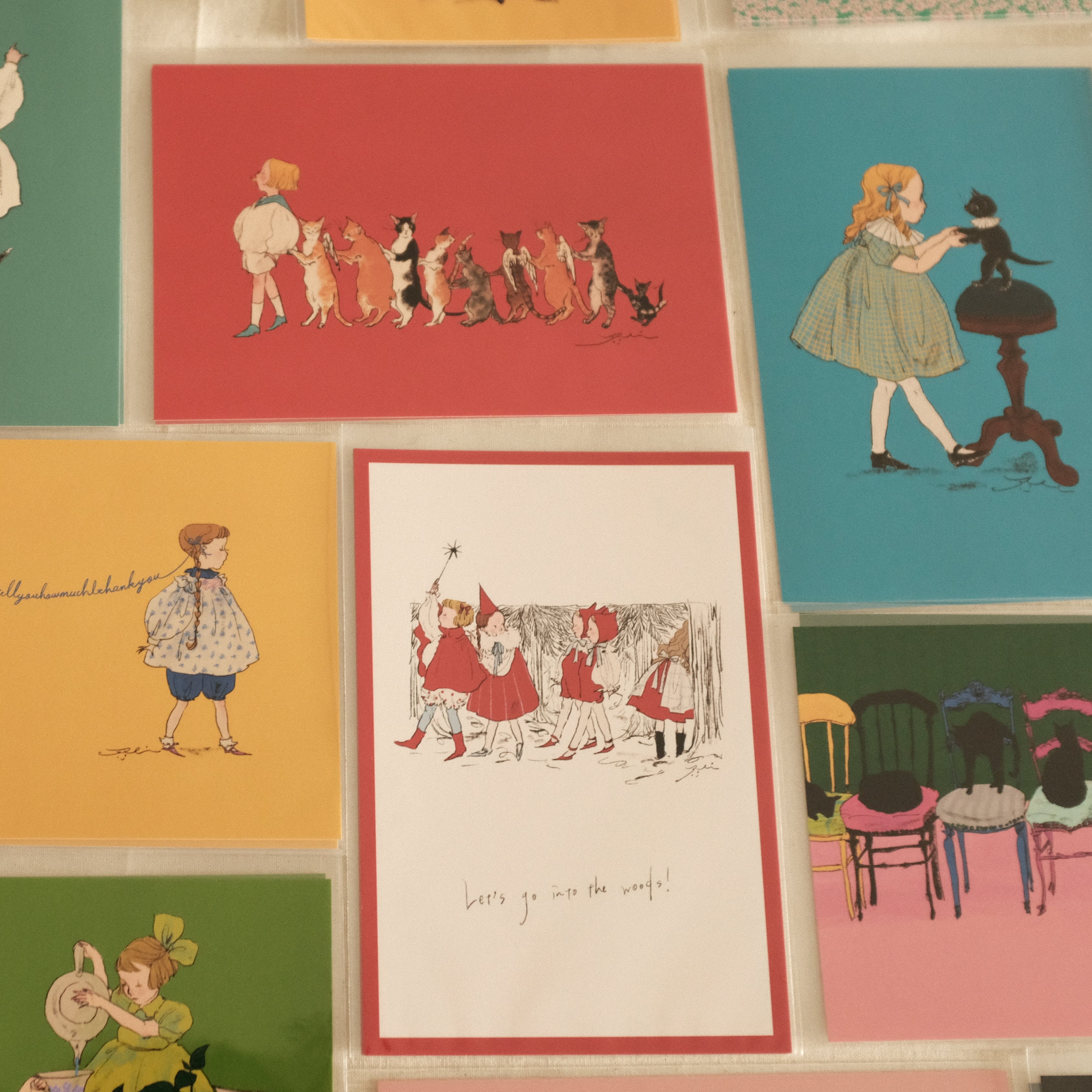 Kurahashi Rei Let's Go to The Forest Postcard