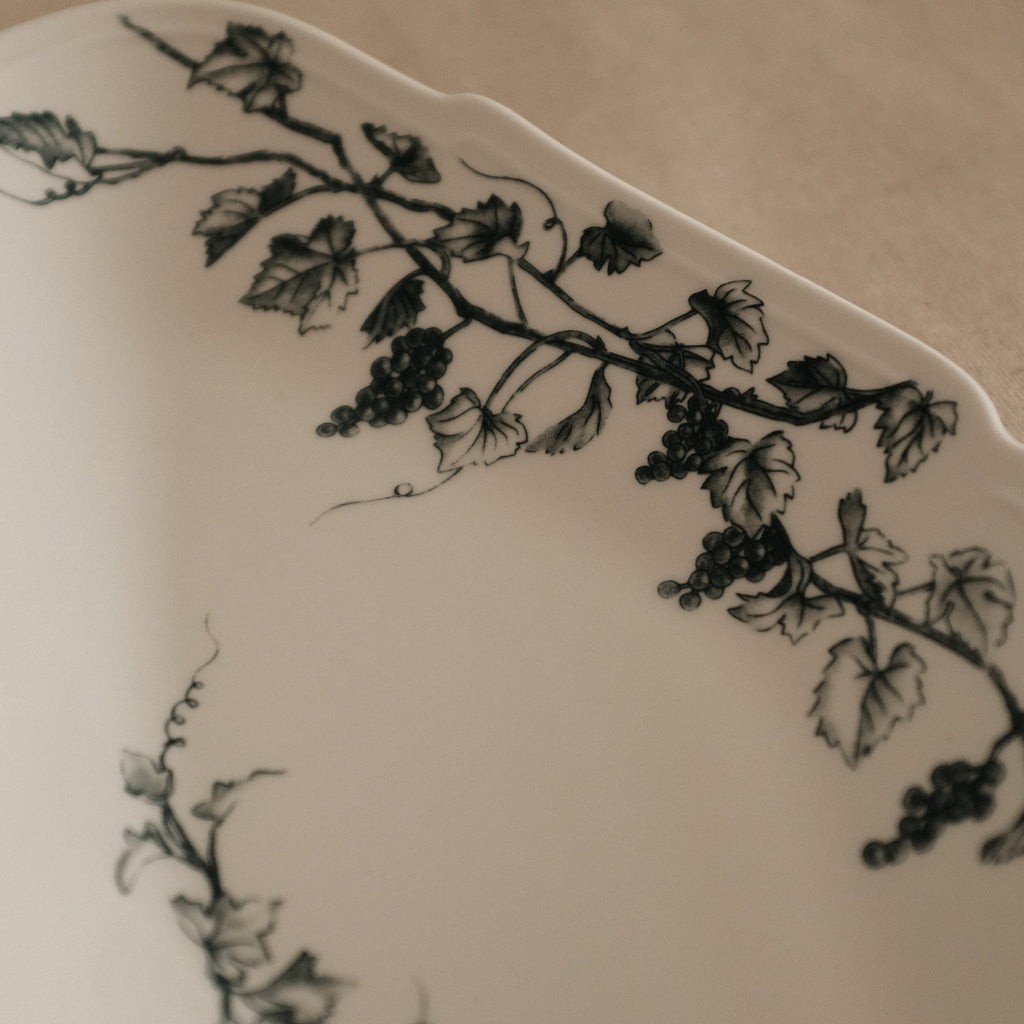 Studio M' Japan Vigne Plate Blue