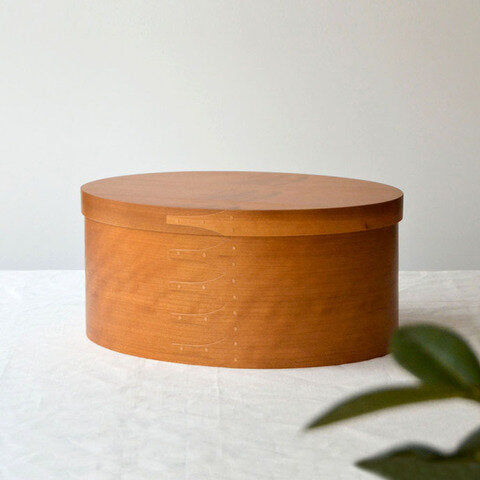 Homestead Japan Cherry Wood Shaker Oval Box L Size