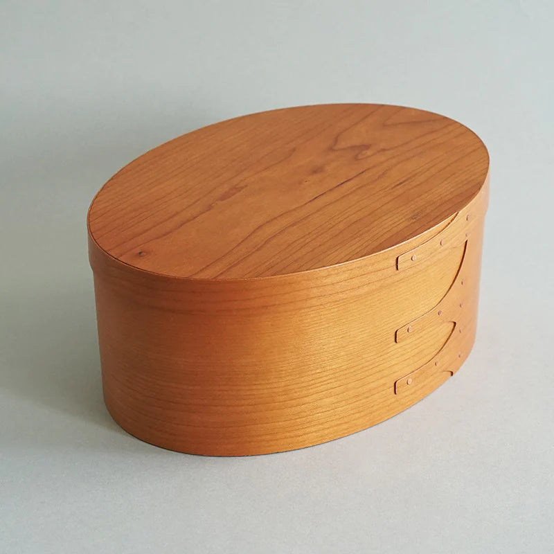 Homestead Japan Cherry Wood Shaker Oval Box M Size
