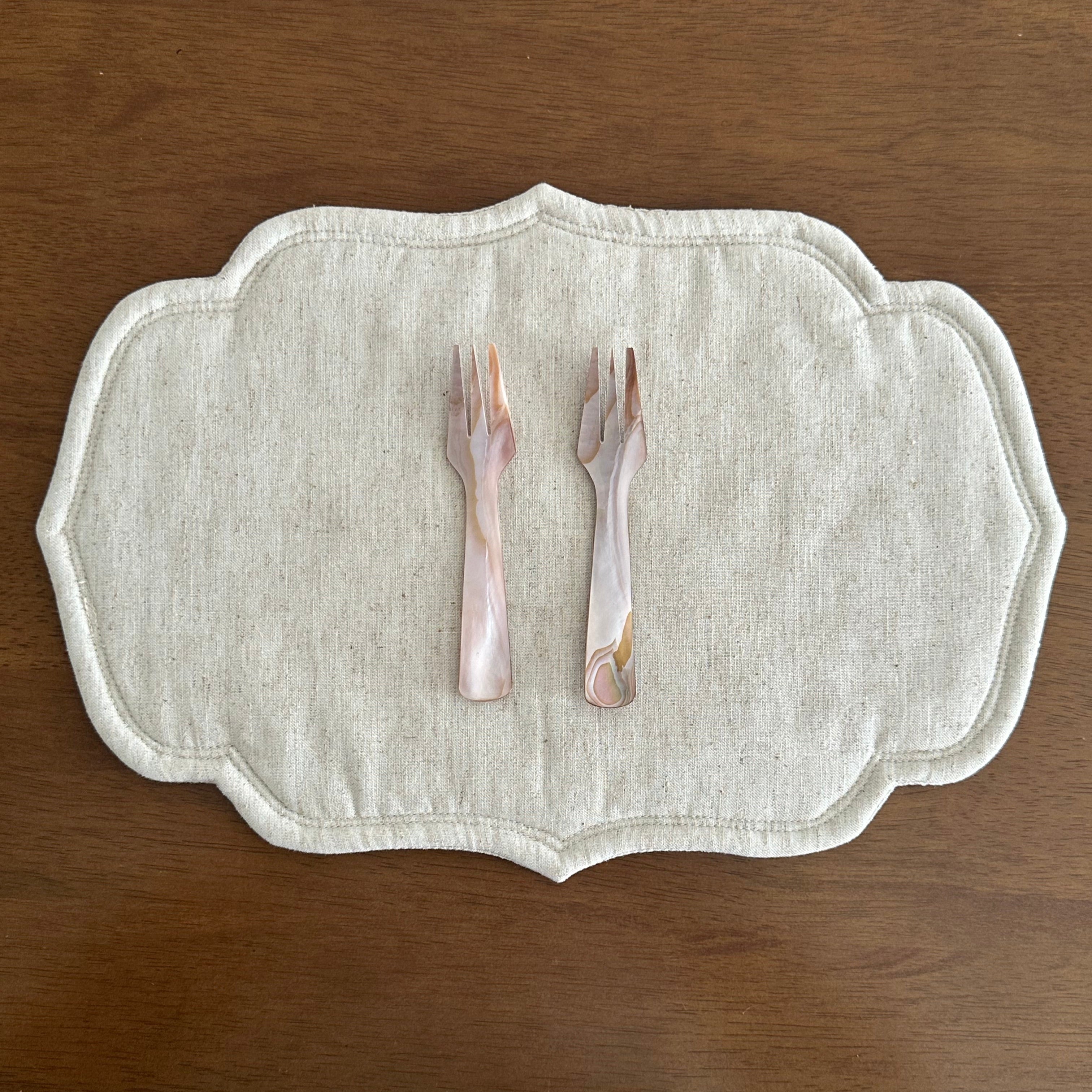 Pink Mother of Pearl Fork