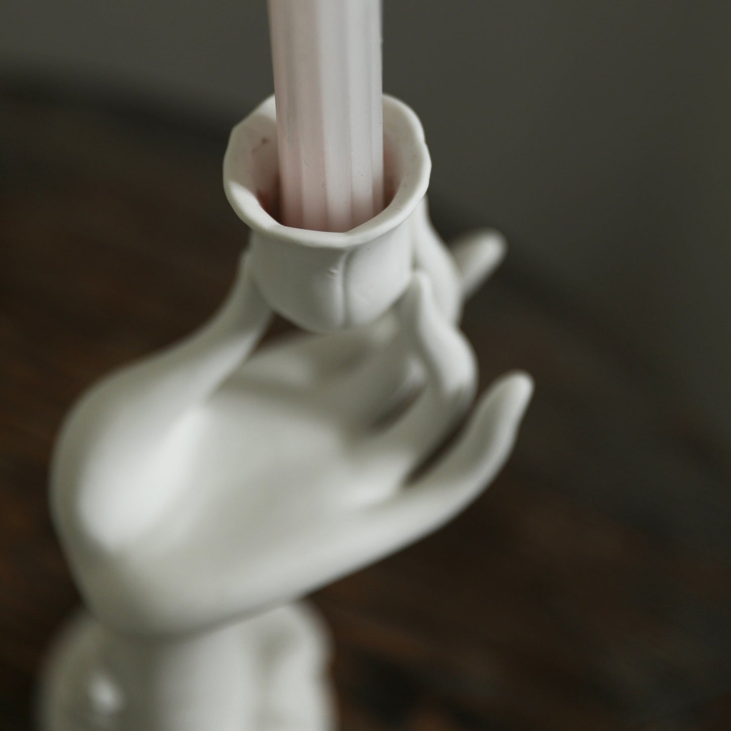 EVE A Mystique Touch Matte Ceramic Candle Holder