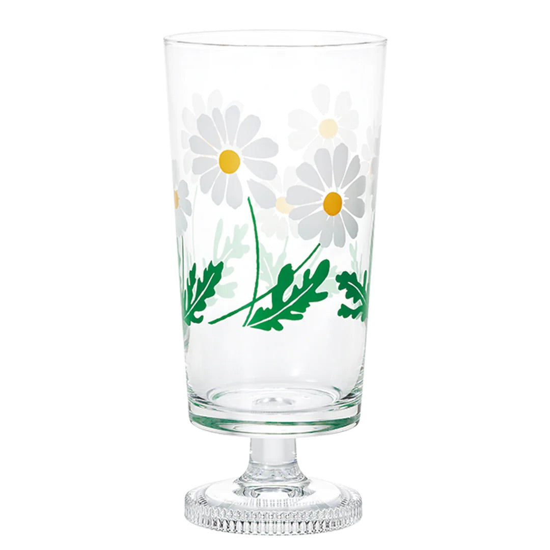 Aderia Retro Japan Nobana Wildflowers Glass With Legs