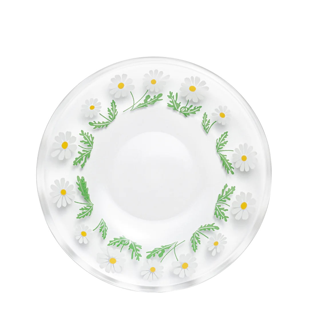 Aderia Retro Japan Nobana Wildflowers Glass Plate