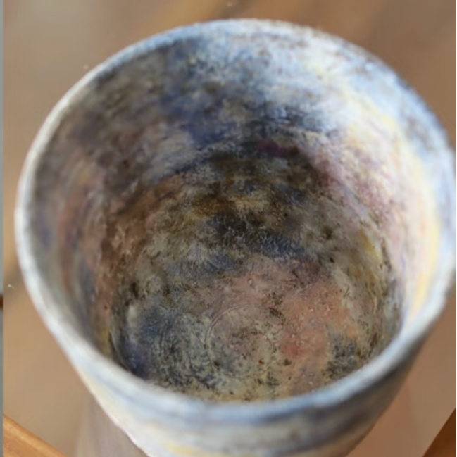 Hommage à Monet Mood Five Choko Cup Coffee Cup Engobe Matte Textured Ceramic Stoneware