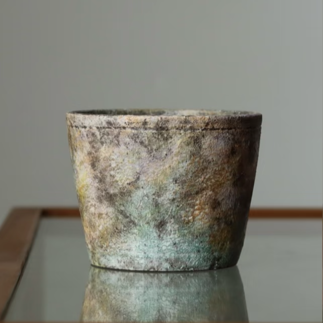 Hommage à Monet Mood Six Choko Cup Coffee Cup Engobe Matte Textured Ceramic Stoneware