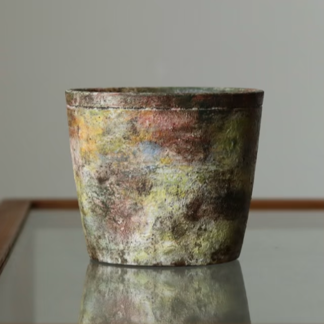 Hommage à Monet Mood Seven Choko Cup Coffee Cup Engobe Matte Textured Ceramic Stoneware