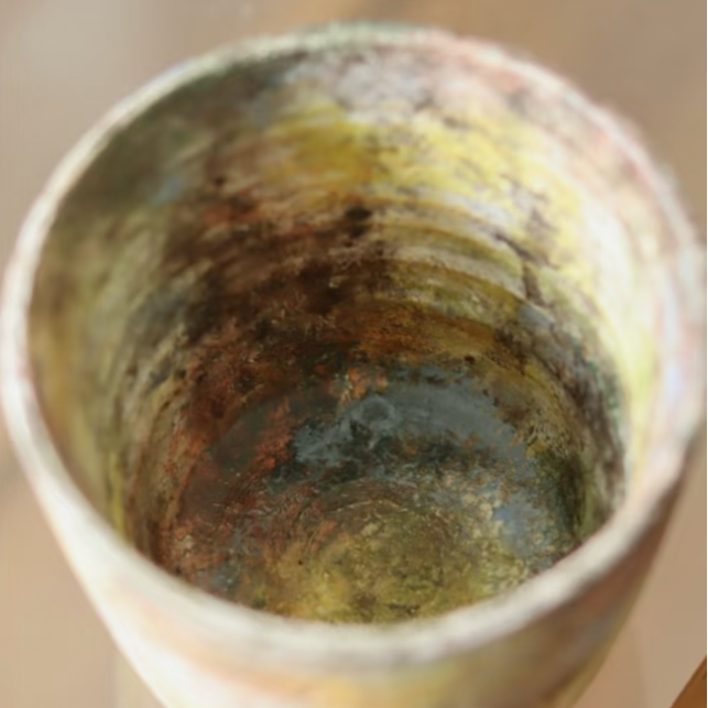 Hommage à Monet Mood Seven Choko Cup Coffee Cup Engobe Matte Textured Ceramic Stoneware