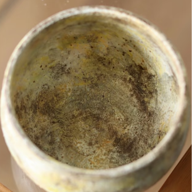 Hommage à Monet Mood Eight Egg Cup Coffee Cup Engobe Matte Textured Ceramic Stoneware