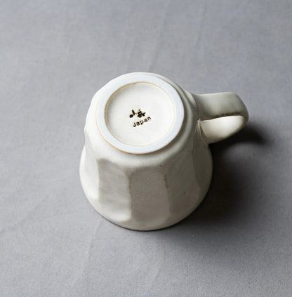 Kaneko Kohyo Rinka Mug and Saucer White