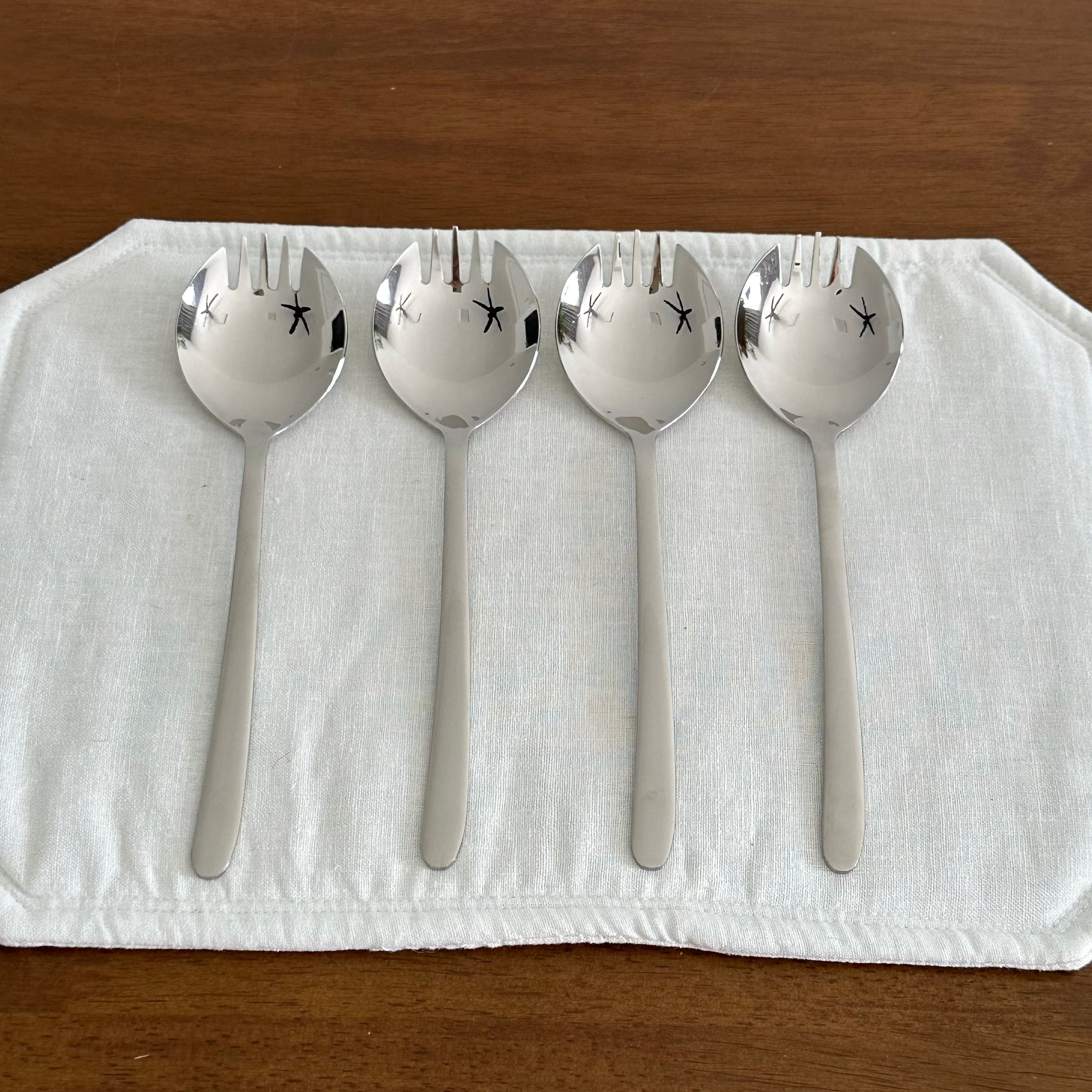 SORA 304 Stainless Steel Salad Fruit Fork Cutlery Flatware