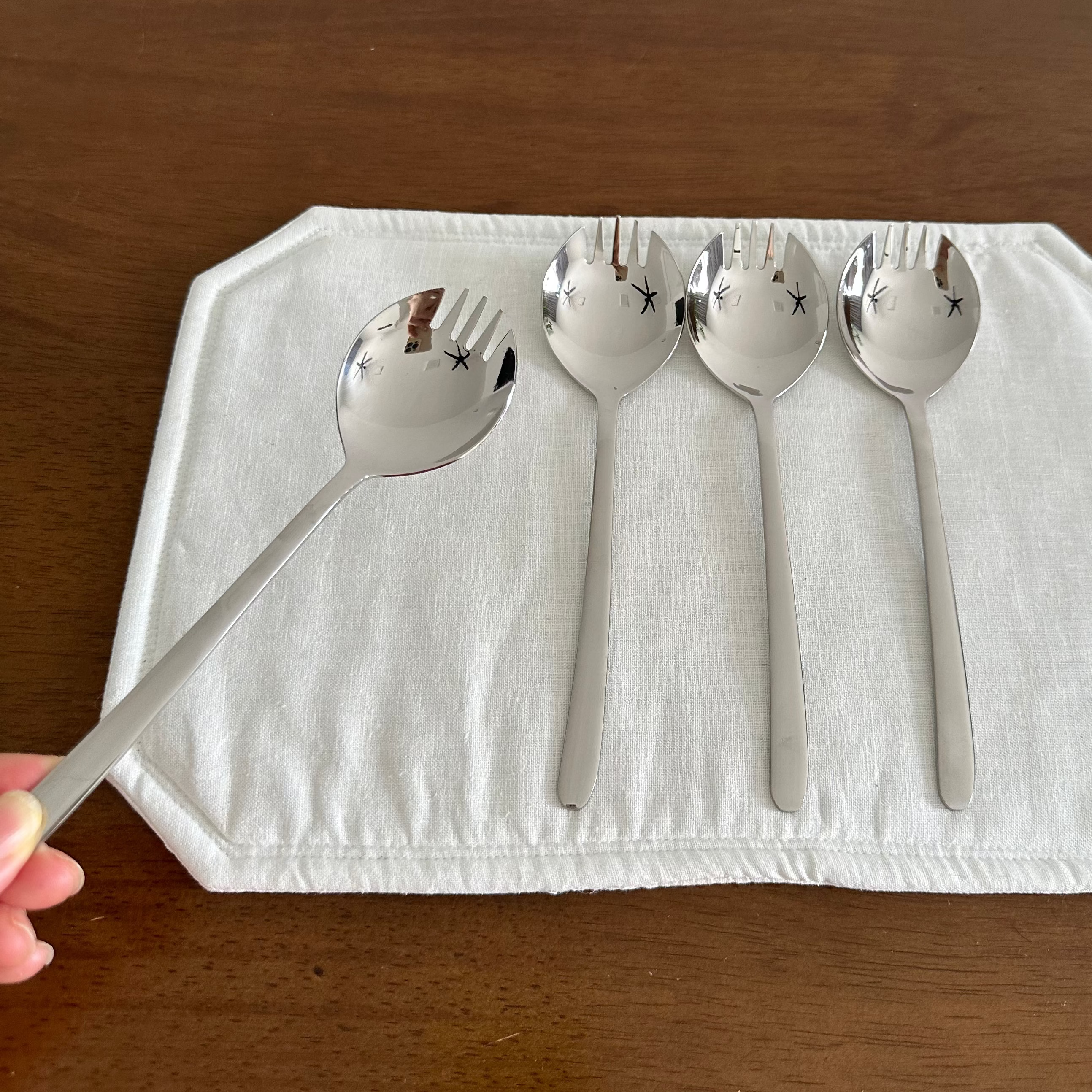 SORA 304 Stainless Steel Salad Fruit Fork Cutlery Flatware