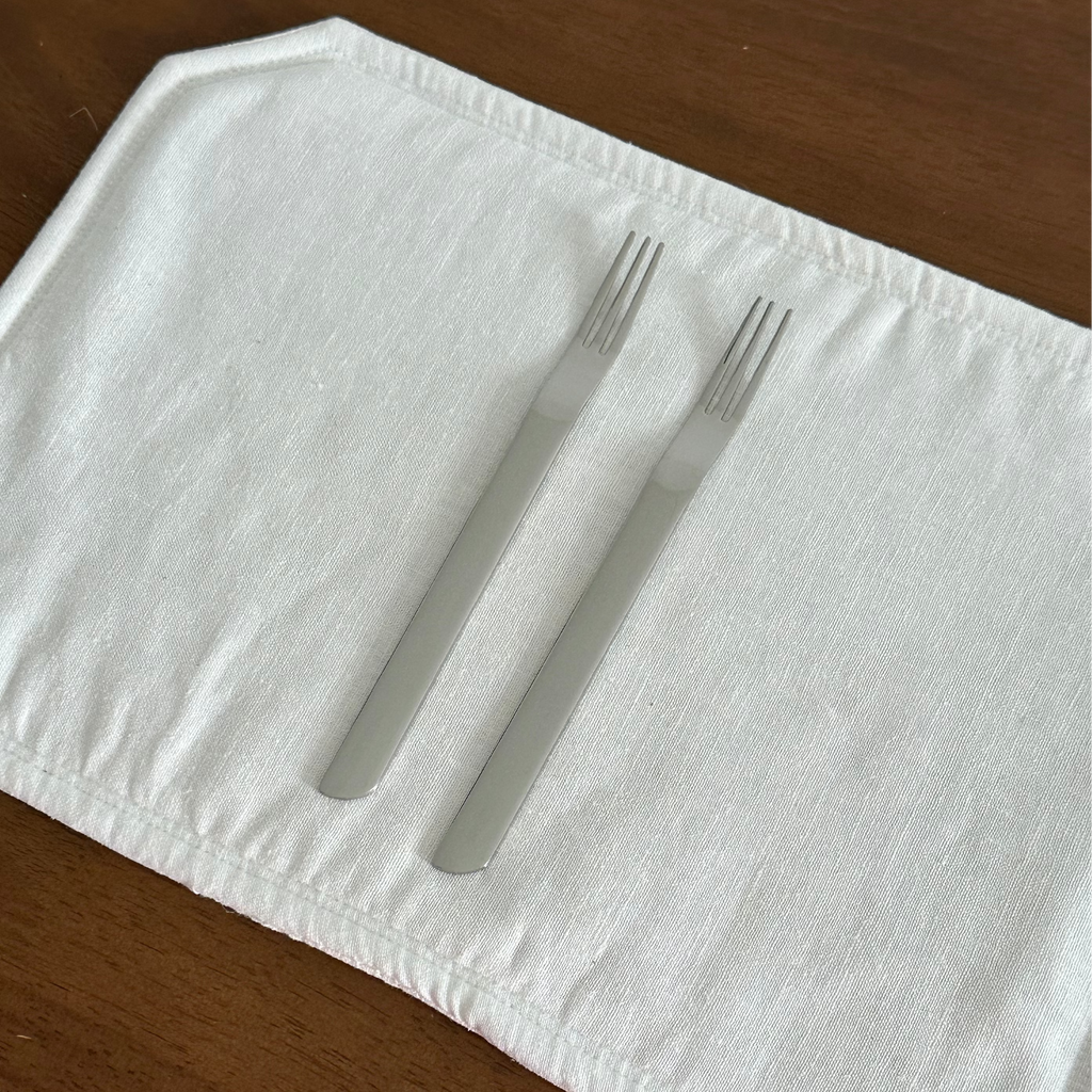 MILA 316 Stainless Steel Minimalist Thick Fruit Dessert Fork Cutlery Flatware