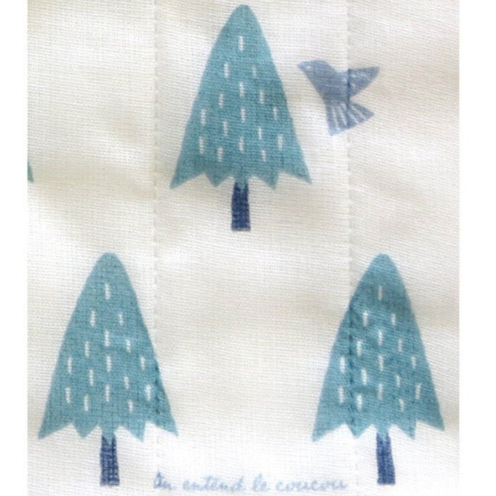 Kaya Kiji Fukin Japan Blue Bird Blue Tree Kitchen Kaya Fabric Cleaning Cloth Dish Cloth