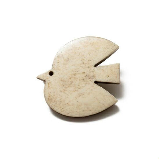Akorat Japan Bone Brooch Bird