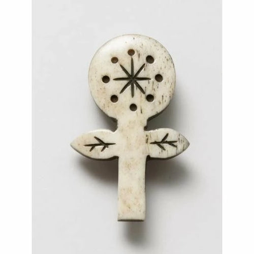 Akorat Japan Bone Brooch Flower